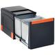 Franke Kitchen Systems Sorter von Abfällen Cube 41 134.0055.270, 34,1 x 47,5 x 33,5 cm, Schwarz