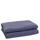 Soft-Fleece-Decke – Polarfleece-Decke mit Häkelstich – flauschige Kuscheldecke – 110x150 cm – 540 indigo – von ’zoeppritz since 1828’