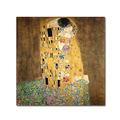 Markenzeichen Fine Art der Kuss, Gustav Klimt Leinwand Kunst, 24 by 24"