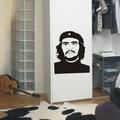 INDIGOS 4052166055444 Wandtattoo w297 Che Guevara, Portrait, Kopf Wandaufkleber 120 x 100 cm, schwarz