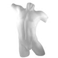 RAYHER 3004900 Styropor-Torso-Mann, 58,5 x 82 cm