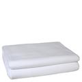 Soft-Fleece-Decke – Polarfleece-Decke mit Häkelstich – flauschige Kuscheldecke – 180x220 cm – 000 white - von ’zoeppritz since 1828’