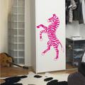 Indigos 4052166055864 Wandtattoo w373 Zebra Tiere Steppe Wandaufkleber 96 x 55 cm, rosa