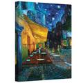 ARTWall Kunstdruck auf Leinwand Cafe Terrasse bei Nacht von Vincent Van Gogh Galerie verpackt Leinwand Art, 36 von 122 cm