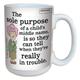 Tree-Free Greetings lm43825 komisch Aunty Acid Nahen Namen durch die Backland Studio Keramik Tasse, 15-Ounce