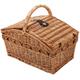 Cilio Verbania Picknick Korb, Holz, braun, 53x36x48 cm