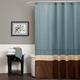 Lush Decor Mia Shower Curtain Federal Blue