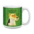 Tree-Free Greetings xm27992 John W. Golden Künstlerische Jumbo Tasse, 591 ml, Draht Fox Terrier