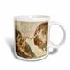 3dRose Creation of Adam von Michelangelo Buonarroti Tasse, 15 oz, Keramik, 11,43 x 8,45 x 12,7 cm