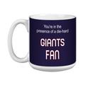 Tree-Free Greetings Baumfreie Grüße xm28128 Giants Fußball Fan Künstlerische Jumbo Tasse, 591 ml