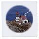 3dRose QS 21707 _ 3 Point Reyes Lighthouse-Quilt Platz, 8 von 20,3 cm