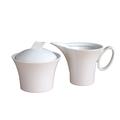 CreaTable 13571, Serie Wing weiß, Geschirrset Milch- und Zucker Set 2 teilig