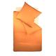 fleuresse Colours Interlock Bettwäscheset Jersey orange 38.6 x 27.2 x 3.6 cm, 2-Einheiten