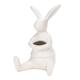 Smart Living Company Ostern Bunnies Happy Little Rabbit Blumen Vase, weiß, Standard