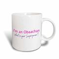 3dRose im eine Obaachan Whats Your Superpower-Hot Funny Geschenk für Oma Tasse, Keramik, Pink, 10,2 x 7,62 x 9,52 cm