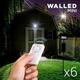 Walled Mini Led Lampen mit Fernbedienung (6Er Pack)