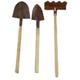 Craft Auslass Rustic Garden Tools Figur, Mini