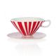 Labitare SEASONS Tee-Tasse und Untertasse (rot x wei?) 16880003 (Japan-Import)