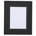 Tailored Frames – Vienna Serie, Vintage Shabby Chic Foto und Bilderrahmen in Schwarz mit Schwarzem Passepartout Rahmen 20,3 x 20,3 cm für 12,7 x 12,7 cm