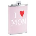 Visol Mother 's Day I Love Mom Leder Fläschchen, 230 ml, Pink