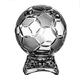 Crystaljulia 2712 Fußball Statuette, Bleikristall 24% PbO, Klar, 16 cm