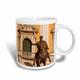 3dRose Marcus Aurelius Statue der Piazza campidoglio, in Rom, Italien – Kaffeebecher, Keramik, Weiß, 12,7 cm x 11,43 x Stollen