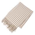 Mood Plaid Kent Überwurf Farbe: Taupe