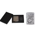 Zippo 2.002.074.1 Gemini Plus Zigaretten Etui Geschenk Set, Zodiac Collection, Chrom Brushed