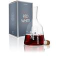 RITZENHOFF 3280001 Red & White Weinkaraffe Glas 15 x 15 x 26,7 cm, Mehrfarbig