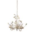 'Creative op Metall Chandelier with Glass Birds, 16 "Length by 15.75 Height, Cream