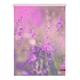 Lichtblick KRT.070.150.313 Rollo Klemmfix, Ohne Bohren, Blickdicht, Blumenwiese-Fuchsia Violett 70 x 150 cm (B x L), Polyester