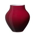 Villeroy & Boch Oronda Kleine Vase Deep Cherry, 17 cm, Glas, Rot