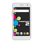 MyWigo Magnum 2 Smartphone mit 12,7 cm (5 Zoll), 4G, Quad Core 1 GHz, 1 GB RAM, 8 GB interner Speicher, 13 MP Rückkamera, Autofokus, Flash LED weiß