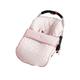 Petit Lazzari Baby-Schlafsack für Kinderwagen Teddy Group 0 Weiß/Rosa Única