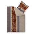 Bettwäsche Baumwolle 155x220 CelinaTex 5000414 Fashion Adda beige braun Wendedesign