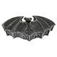 Design Toscano Vampirfledermaus Skulptur-Box, Resin, Grau, 10 x 20.5 x 6.5 cm