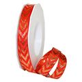 Morex Ribbon 65215/20–609 Chevron Acetat Band, 5/20,3 cm X 22 YD, rot/metallic Gold