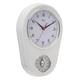 Balance 776924 Mechanical Wall Clock Oval White Wall Clock – Wall Clocks (AA, White, Plastic, 310 mm, 310 mm, 31 cm)