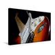 Calvendo Premium Textil-Leinwand 45 cm x 30 cm Quer, Kult Gitarre - Richie Sambora Stratocaster | Wandbild, Bild auf Keilrahmen, Fertigbild auf Echter mit Tremolo und Guitar Jack Kunst Kunst