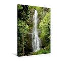 Calvendo Premium Textil-Leinwand 50 cm x 75 cm hoch, Wasserfall - Hawaii | Wandbild, Bild auf Keilrahmen, Fertigbild auf Echter Leinwand, Leinwanddruck: Ein Hawaii's Wasserfälle Natur Natur