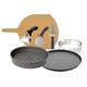 lloydpans Küchengeschirr Epicurean Pizza-Set, Aluminium, Mehrfarbig, 43,18 x 43,18 x 12,7 cm