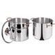 BEPER Spaghetti-Topf-Set, Silber, 7 Liter