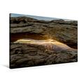 Calvendo Premium Textil-Leinwand 75 cm x 50 cm Quer, Mesa Arch, Canyonlands National Park | Wandbild, Bild auf Keilrahmen, Fertigbild auf Echter Leinwand, Leinwanddruck: Utah, USA Orte Orte