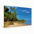 Calvendo Premium Textil-Leinwand 90 cm x 60 cm Quer Bang Tao Beach, Phuket | Wandbild, Bild auf Keilrahmen, Fertigbild auf Echter Leinwand, Leinwanddruck: Palmenstrand im Paradies Orte Orte