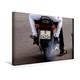 Calvendo Premium Textil-Leinwand 45 cm x 30 cm Quer, Motorrad der Marke MZ aus der DDR in Kuba | Wandbild, Bild auf Keilrahmen, Fertigbild auf Echter Leinwand, Leinwanddruck Mobilitaet Mobilitaet