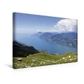 Calvendo Premium Textil-Leinwand 45 cm x 30 cm Quer, Ein Motiv aus Dem Kalender Nördlicher Gardasee - Die Regionen um Limone und Malcesine | Wandbild, Bild auf Leinwand, Leinwanddruck Orte Orte