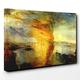 BIG Box Art Canvas Print 30 x 20 Inch (76 x 50 cm) J.M.W. Turner (Joseph Mallord William Turner) The Burning of The Houses of Commons - Canvas Wall Art Picture Ready to Hang