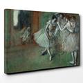 BIG Box Art Canvas Print 20 x 14 Inch (50 x 35 cm) Edgar Degas at The Races in The Countryside - Canvas Wall Art Picture Ready to Hang