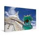 Calvendo Premium Textil-Leinwand 75 cm x 50 cm Quer, Shanti-Stupa in Leh | Wandbild, Bild auf Keilrahmen, Fertigbild auf Echter Leinwand, Leinwanddruck Orte Orte
