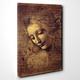 BIG Box Art Canvas Print 20 x 14 Inch (50 x 35 cm) Leonardo Da Vinci The Mona Lisa - Canvas Wall Art Picture Ready to Hang